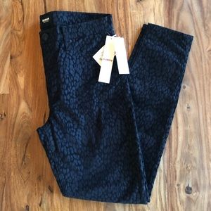 Hudson Barbara High Rise leopard jeans NWT